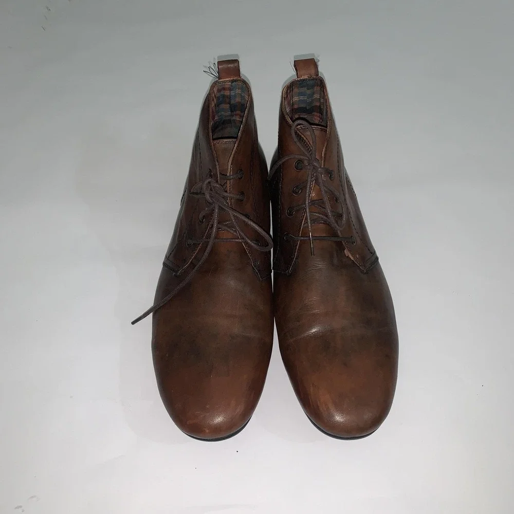 Bed Stu Boots Mens Size 9 Brown Leather Chukka Ankle Lace Up Casual Bryden